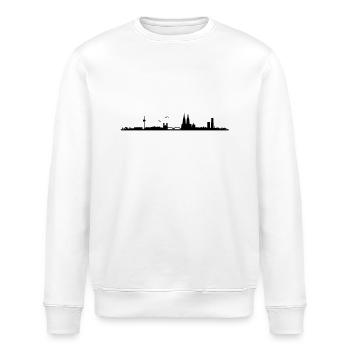 Cologne Skyline Panorama - Sweat bio ROLLER Stanley/Stella Unisexe - blanc - Devant - Nik (191cm)
