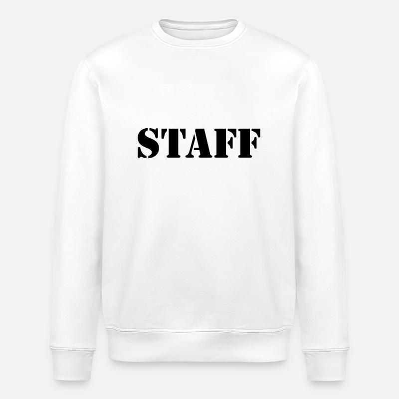 staff - Stanley/Stella Unisex Bio-Sweatshirt ROLLER - Weiß