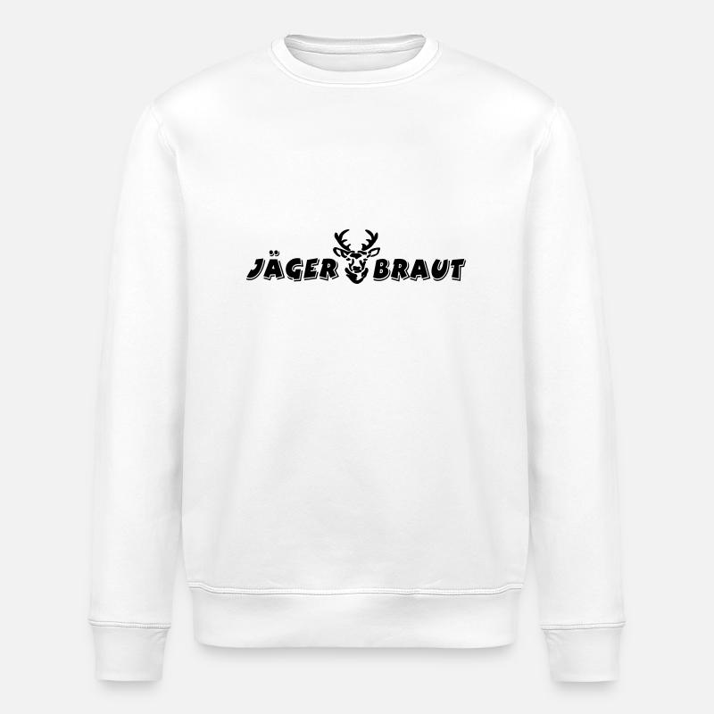 jägerbraut Jäger Braut - Stanley/Stella Unisex Bio-Sweatshirt ROLLER - Weiß