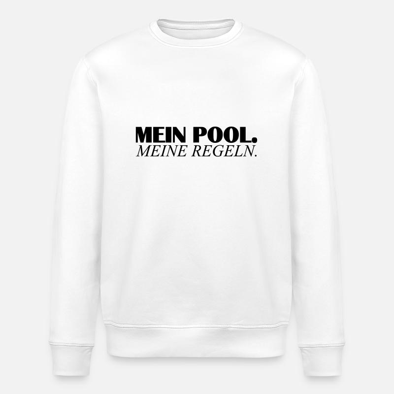 mein pool - Stanley/Stella Unisex Bio-Sweatshirt ROLLER - Weiß
