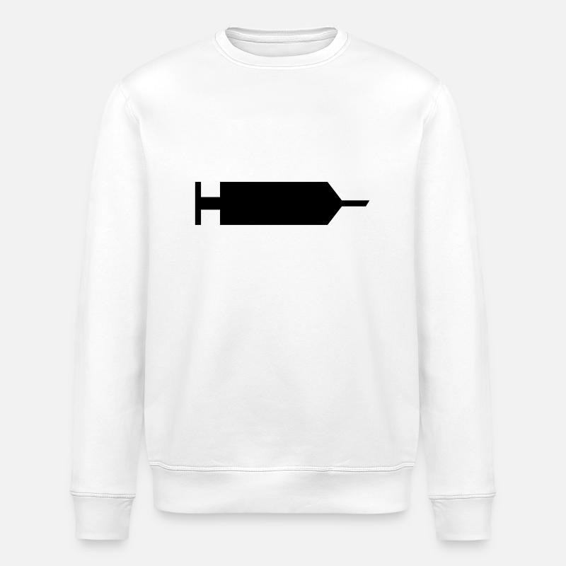 Spritze - Stanley/Stella Unisex Bio-Sweatshirt ROLLER - Weiß