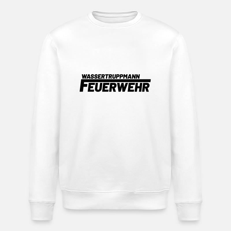 Wassertruppmann Freiwillige Feuerwehr - Stanley/Stella Unisex Bio-Sweatshirt ROLLER - Weiß
