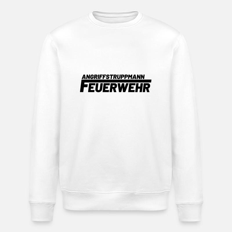 Angriffstruppmann Freiwillige Feuerwehr - Stanley/Stella Unisex Bio-Sweatshirt ROLLER - Weiß