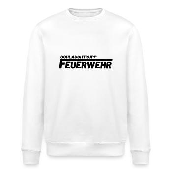 Schlauchtrupp Freiwillige Feuerwehr - Stanley/Stella Unisex Bio-Sweatshirt ROLLER - Weiß - Vorne - Nik (191cm)