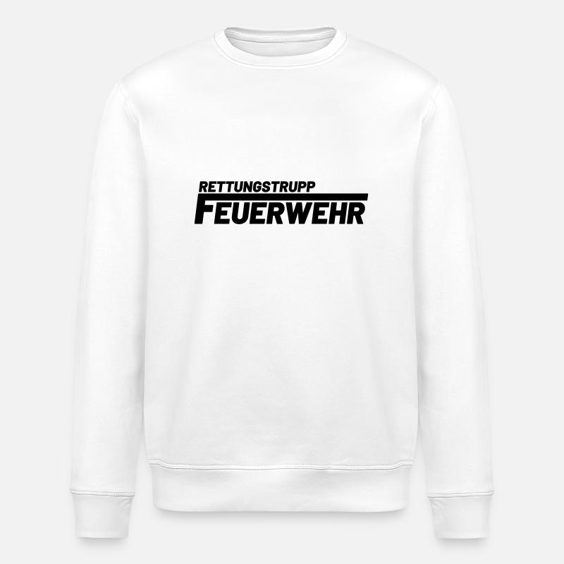 Rettungstrupp Freiwillige Feuerwehr - Stanley/Stella Unisex Bio-Sweatshirt ROLLER - Weiß
