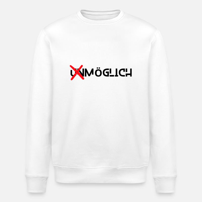 Alles ist möglich - Stanley/Stella Unisex Bio-Sweatshirt ROLLER - Weiß