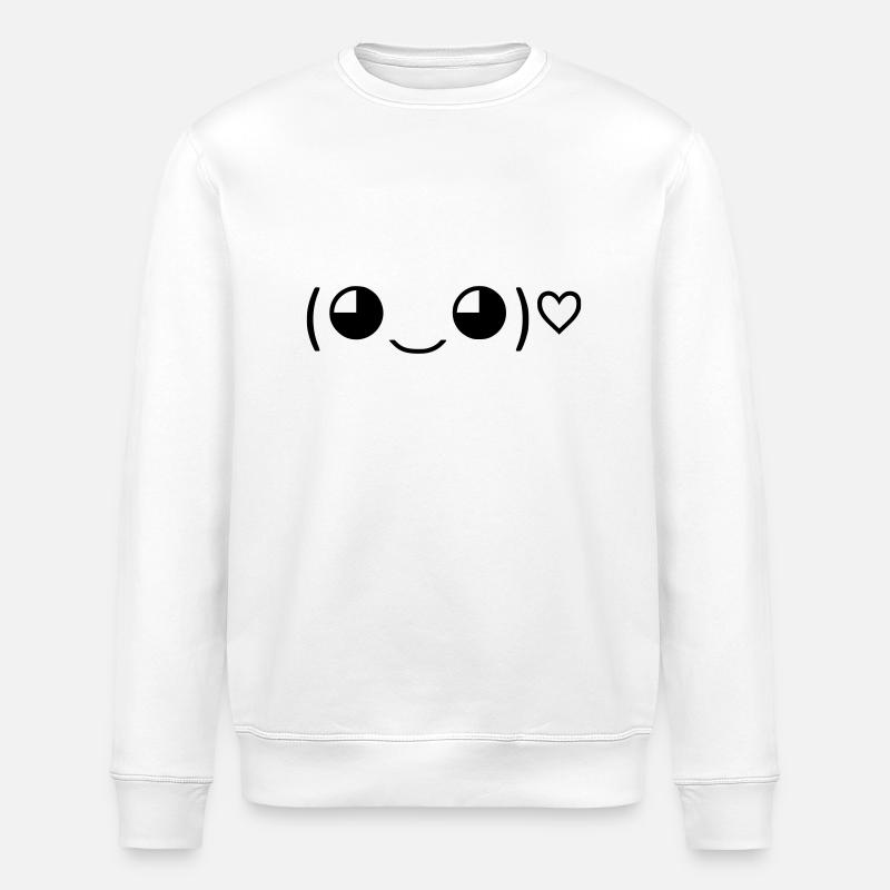 Sweet with love! 💕 - Stanley/Stella ROLLER Unisex Organic Sweatshirt - white