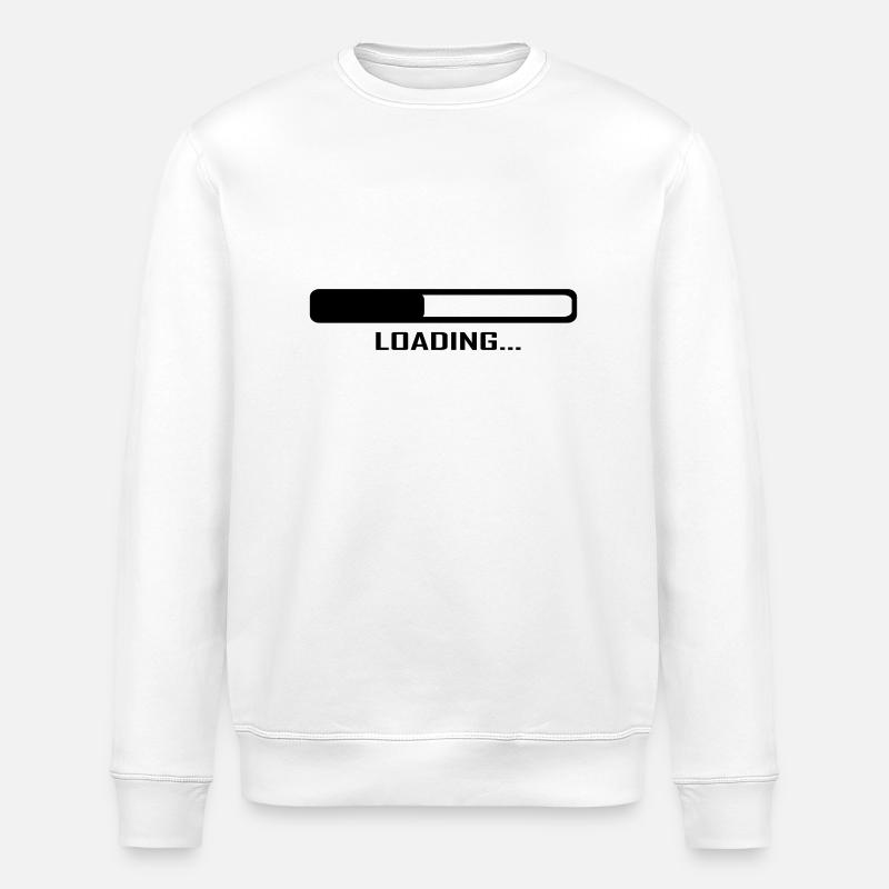 Loading Bar - Computer - Stanley/Stella ROLLER Unisex Organic Sweatshirt - white