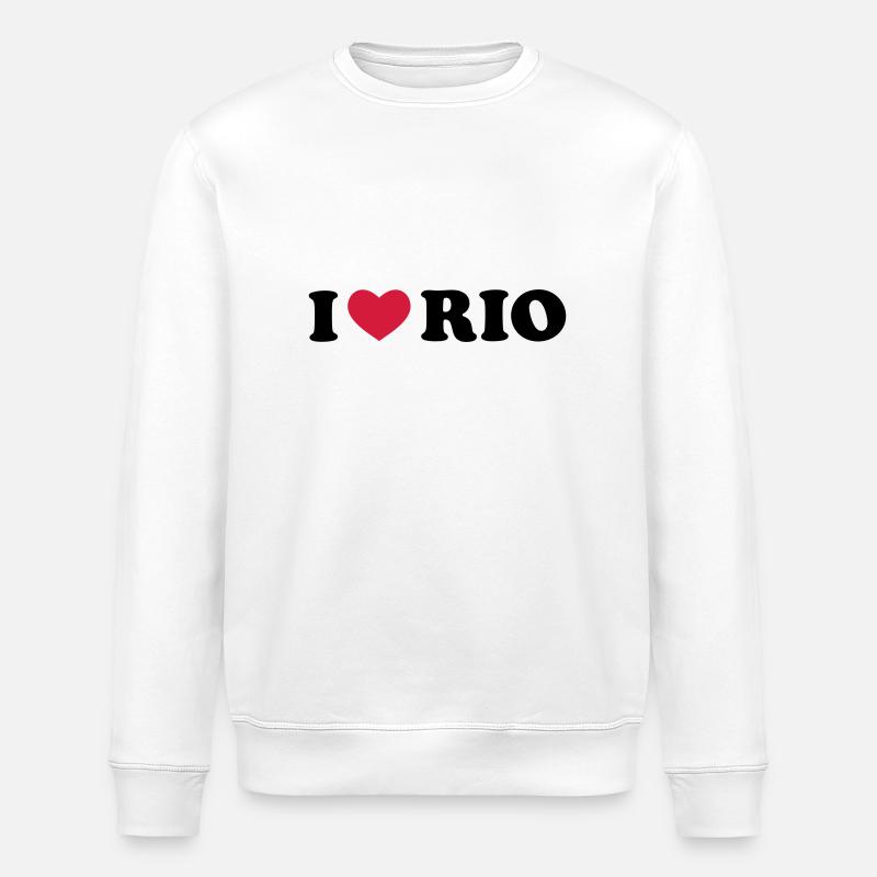 rio de janeiro - Sweat bio ROLLER Stanley/Stella Unisexe - blanc