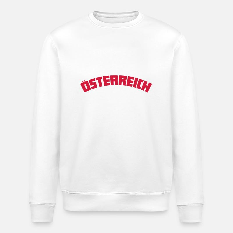 Austria - Stanley/Stella ROLLER Unisex Organic Sweatshirt - white