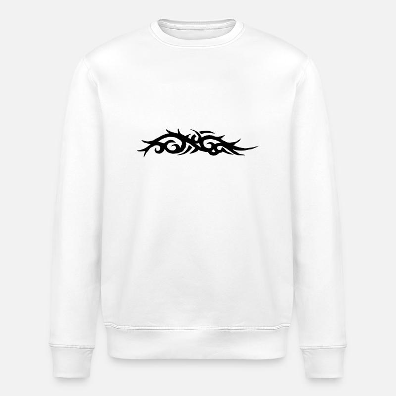 tribal tattoo - Sweat bio ROLLER Stanley/Stella Unisexe - blanc