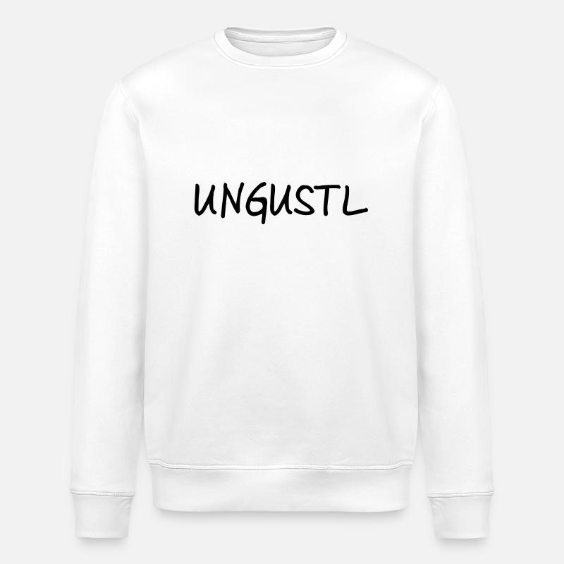 Ungustl – Wiener Dialekt - Stanley/Stella Unisex Bio-Sweatshirt ROLLER - Weiß