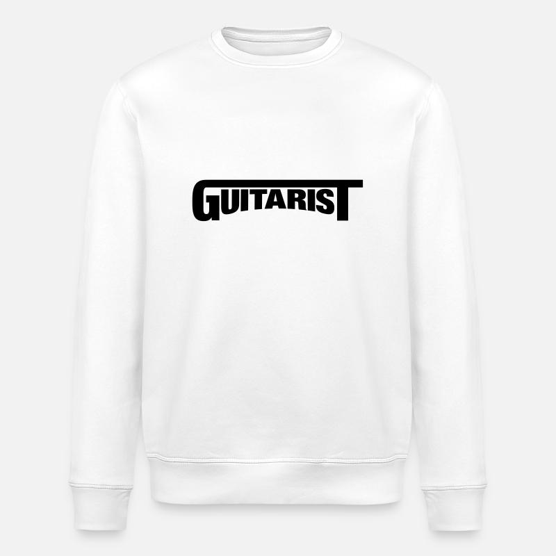 guitarist_logo___f1 - Stanley/Stella Unisex Bio-Sweatshirt ROLLER - Weiß