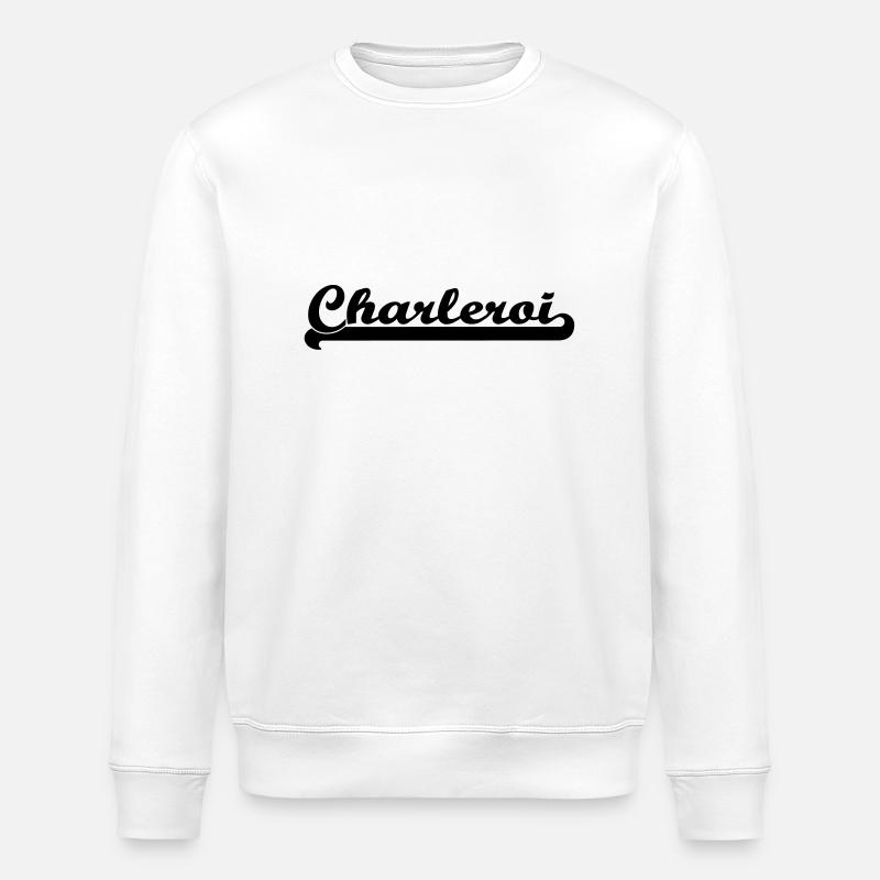 écrit charleroi - Sweat bio ROLLER Stanley/Stella Unisexe - blanc