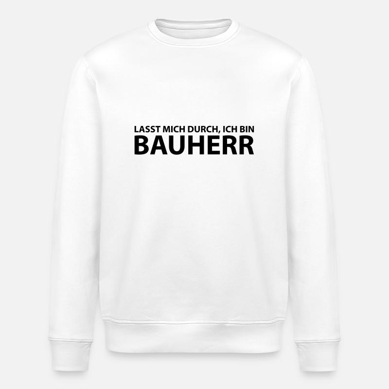 bauherr - Stanley/Stella Unisex Bio-Sweatshirt ROLLER - Weiß