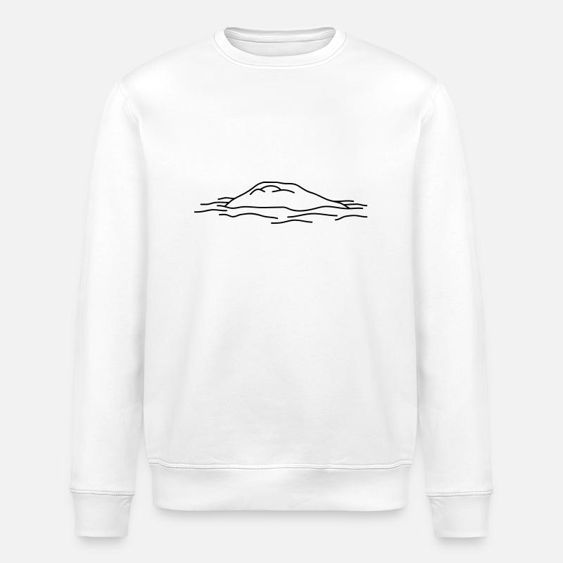 Island - Stanley/Stella ROLLER Unisex Organic Sweatshirt - white