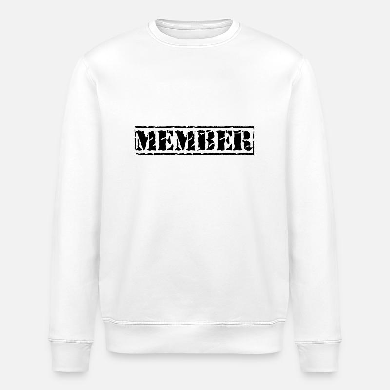 member - Stanley/Stella ROLLER Unisex Organic Sweatshirt - white