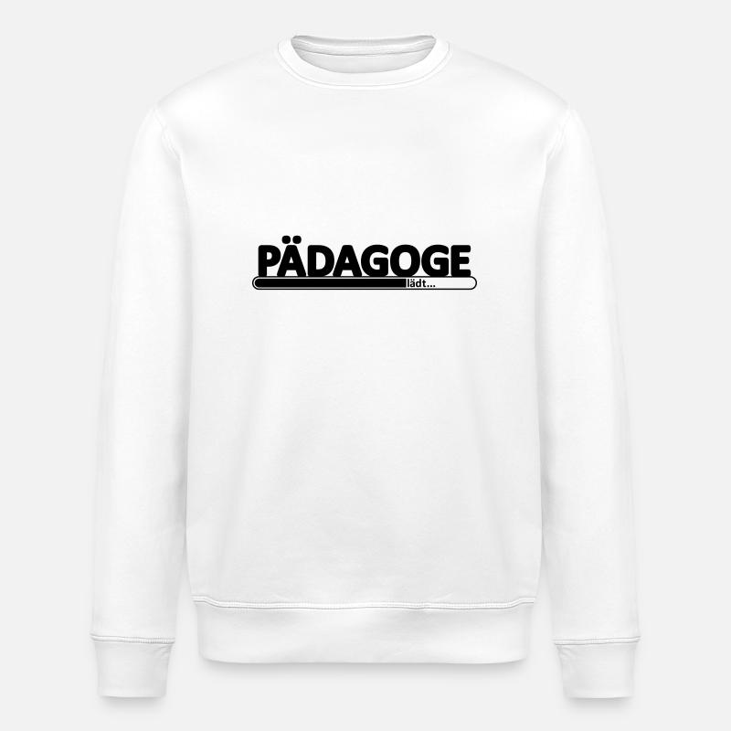 Pädagoge // Pädagogin //Erziehungswissenschaftler - Stanley/Stella Unisex Bio-Sweatshirt ROLLER - Weiß