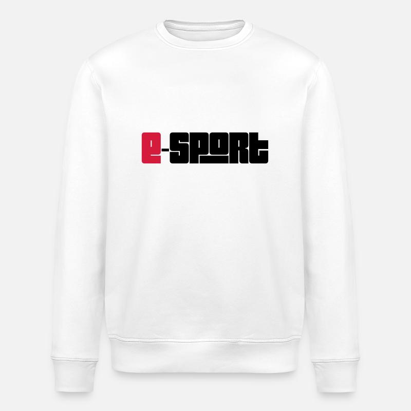 E-Sport - Sweat bio ROLLER Stanley/Stella Unisexe - blanc