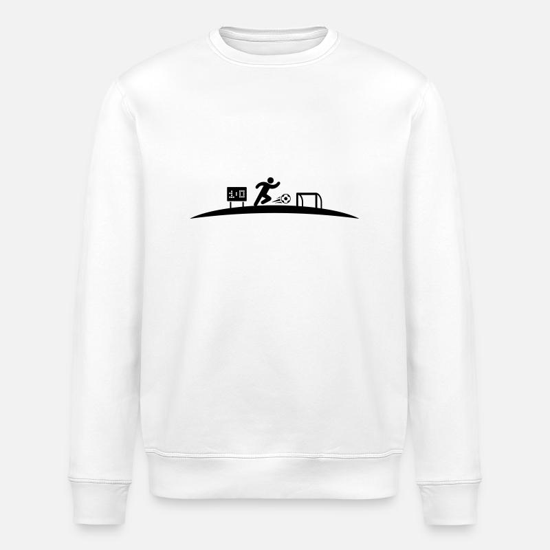 Fußballer Tor - Stanley/Stella Unisex Bio-Sweatshirt ROLLER - Weiß