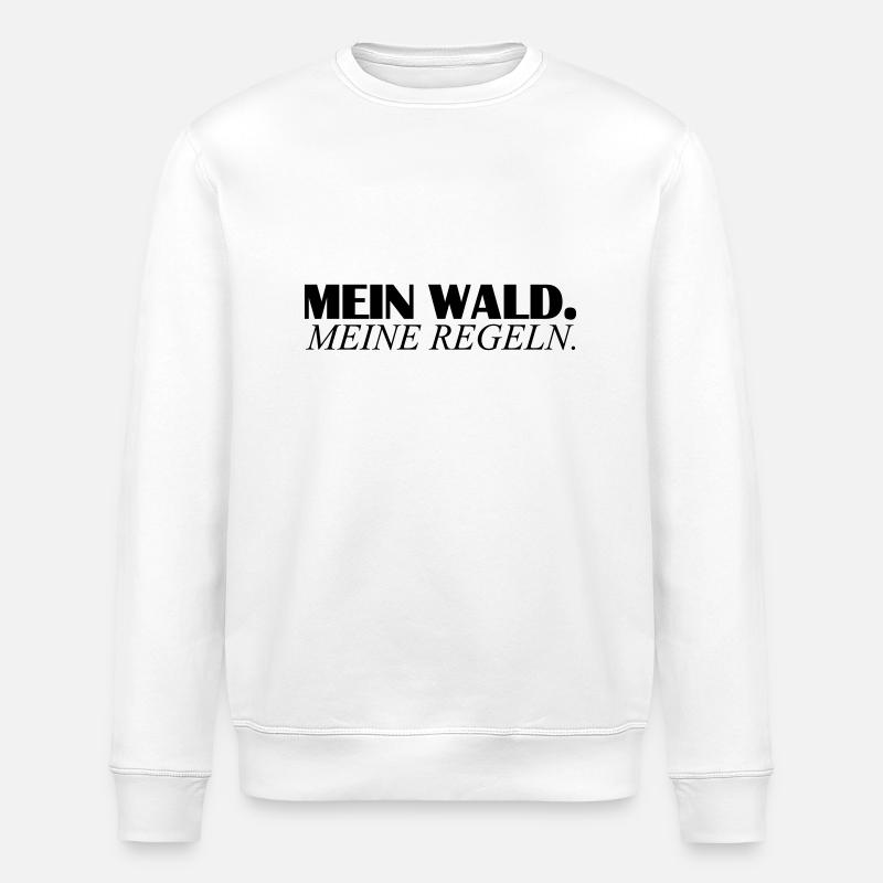 mein wald - Stanley/Stella Unisex Bio-Sweatshirt ROLLER - Weiß