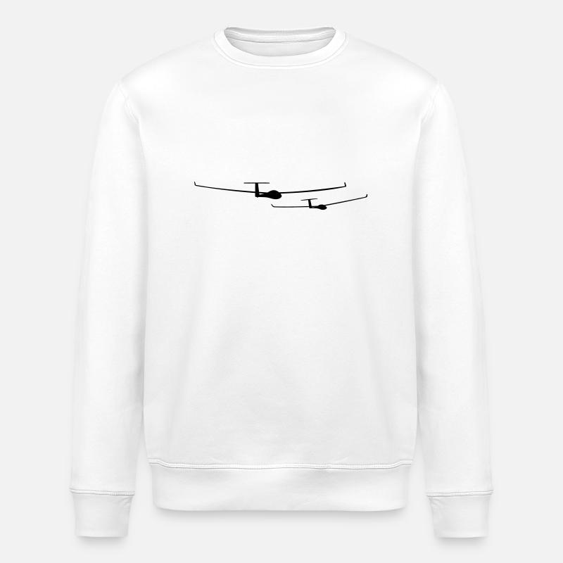 Team Segelflieger - Stanley/Stella Unisex Bio-Sweatshirt ROLLER - Weiß