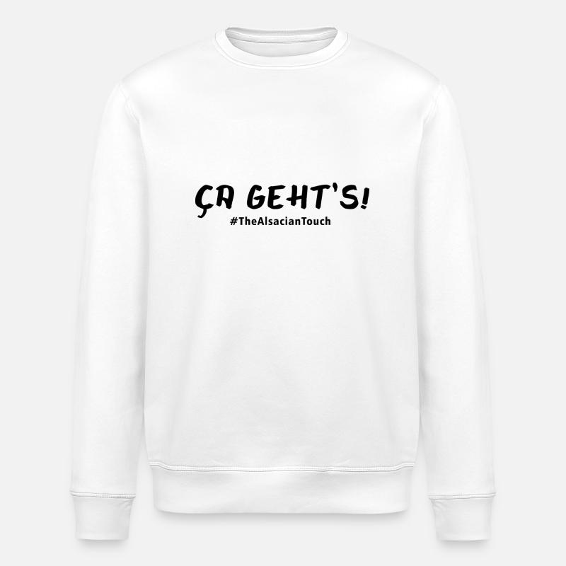 Ça geht s ! - Sweat bio ROLLER Stanley/Stella Unisexe - blanc