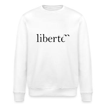 LIBERTÉ - Sweat bio ROLLER Stanley/Stella Unisexe - blanc - Devant - Nik (191cm)
