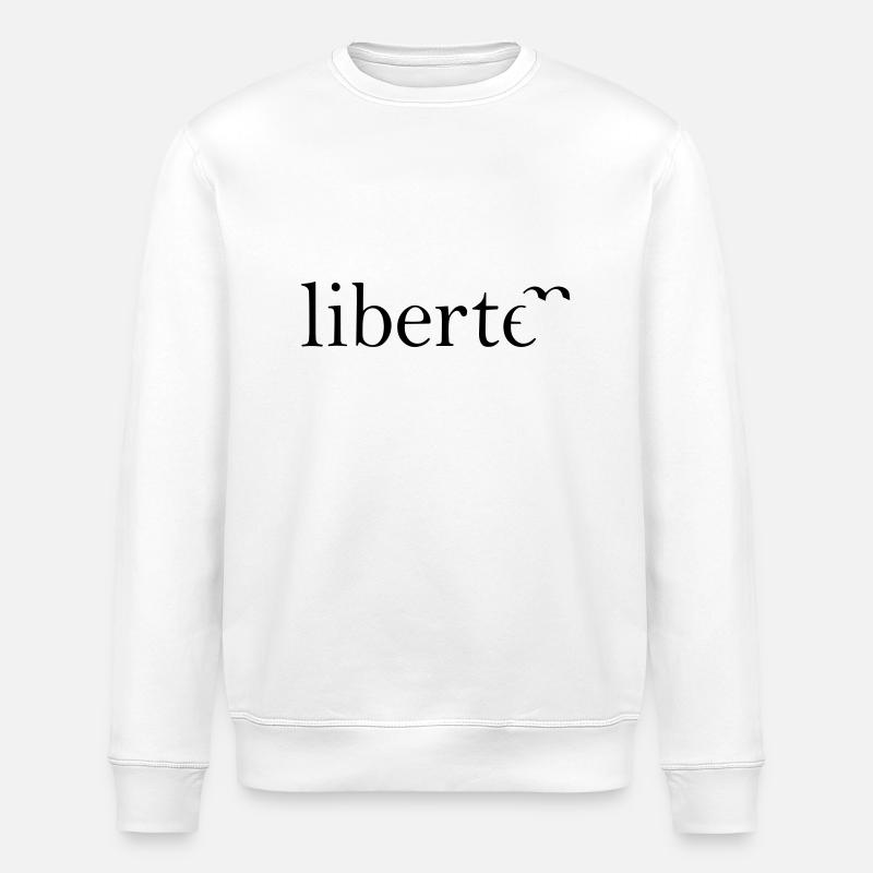 LIBERTÉ - Sweat bio ROLLER Stanley/Stella Unisexe - blanc