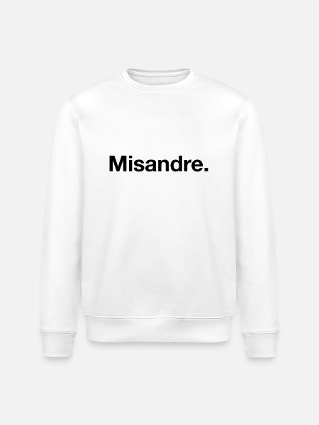 Misandre. - Sweat bio ROLLER Stanley/Stella Unisexe - blanc