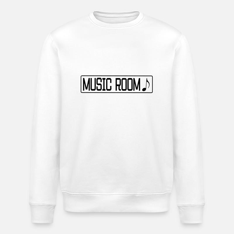 Musikzimmer - Stanley/Stella Unisex Bio-Sweatshirt ROLLER - Weiß