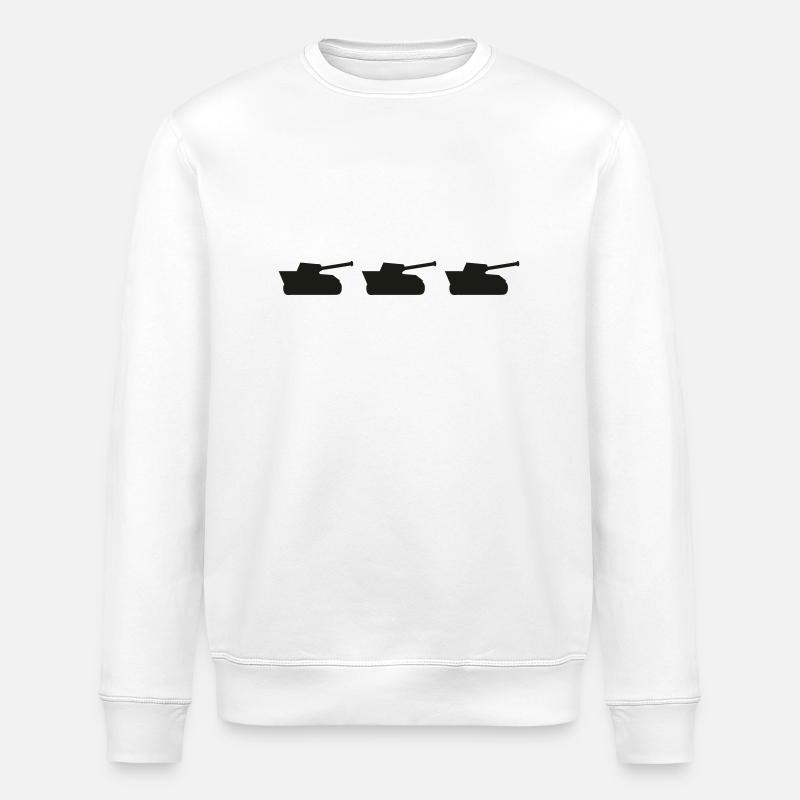 Panzer - Stanley/Stella Unisex Bio-Sweatshirt ROLLER - Weiß