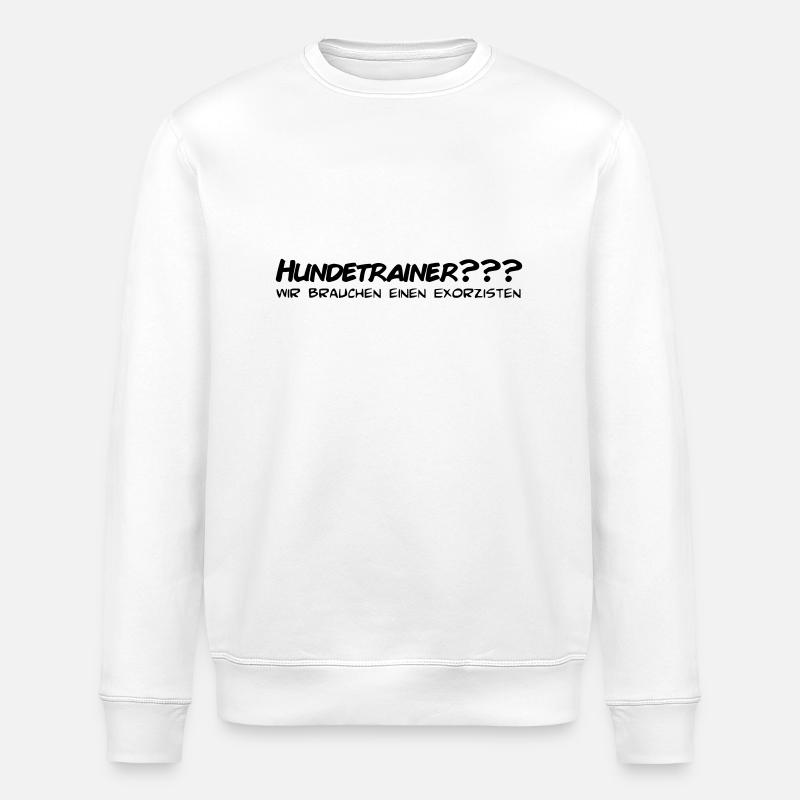 Hundetrainer - Stanley/Stella Unisex Bio-Sweatshirt ROLLER - Weiß