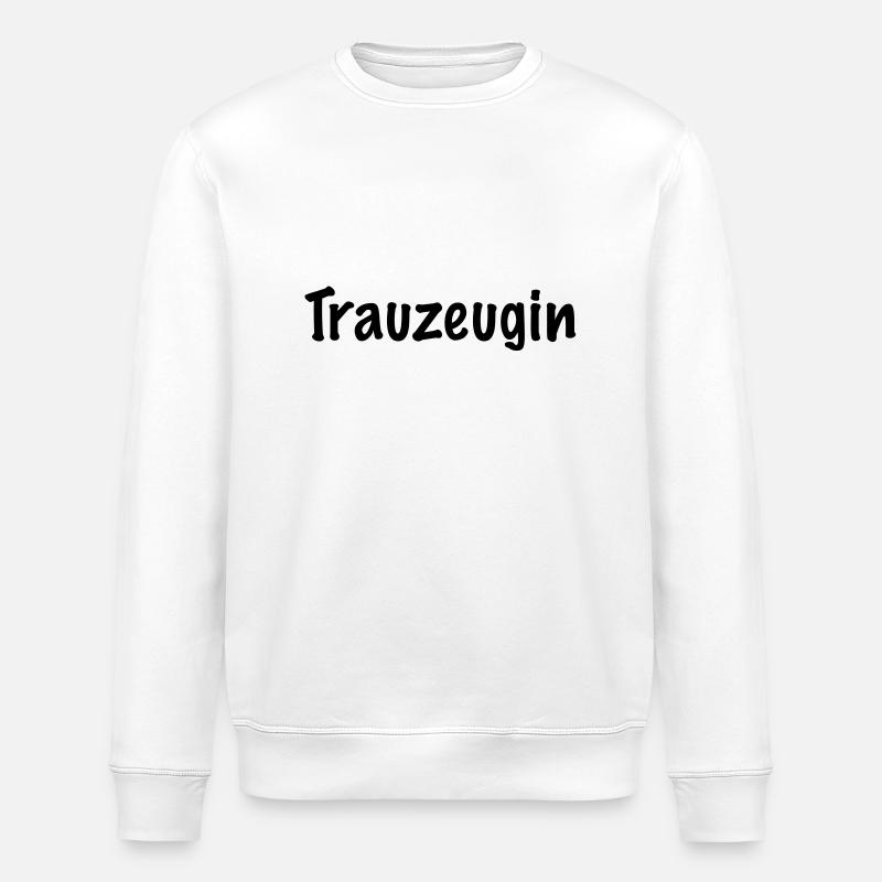 trauzeugin - Stanley/Stella Unisex Bio-Sweatshirt ROLLER - Weiß