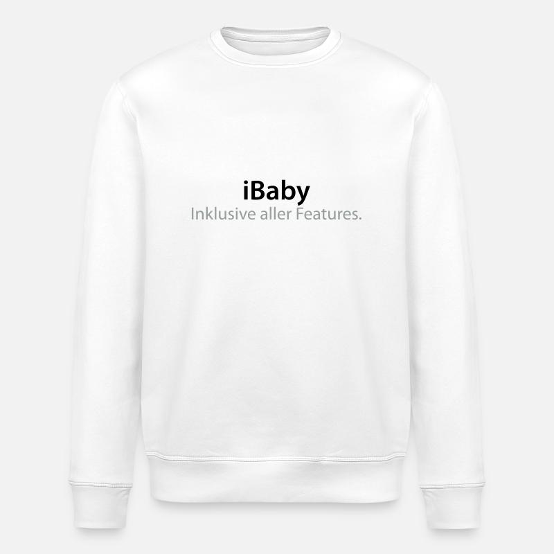iBaby - Stanley/Stella ROLLER Unisex Organic Sweatshirt - white