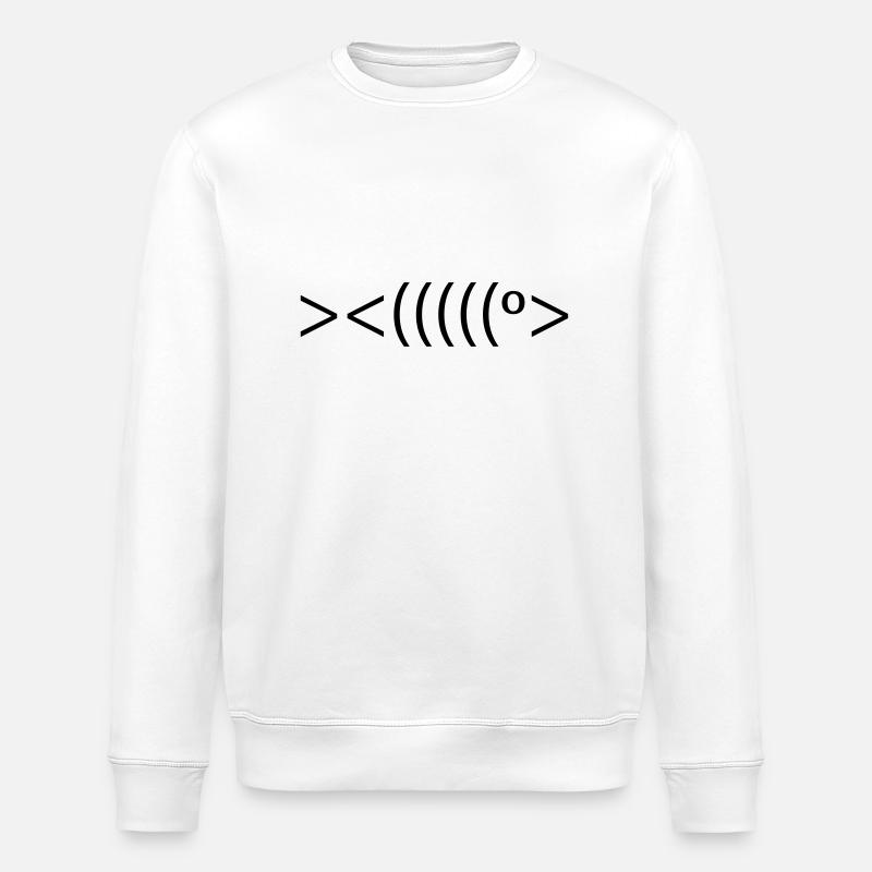 poisson - Sweat bio ROLLER Stanley/Stella Unisexe - blanc
