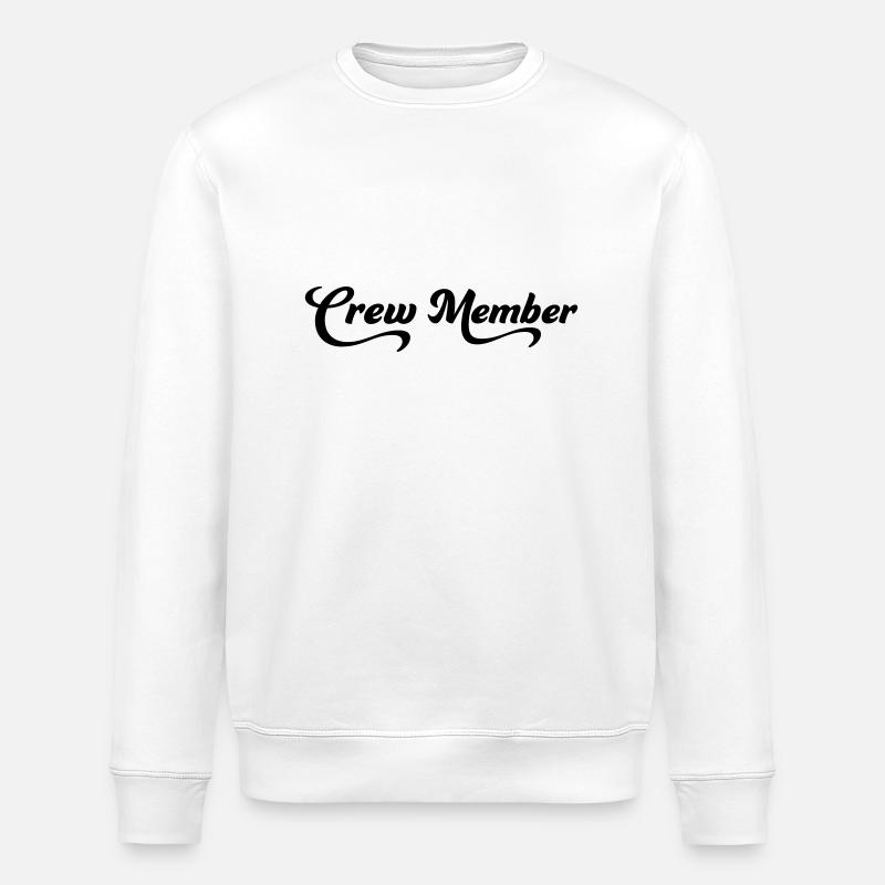 crew - Sweat bio ROLLER Stanley/Stella Unisexe - blanc