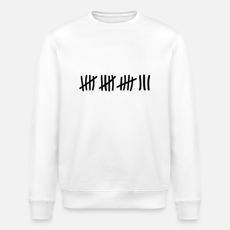 18 Birthday - Stanley/Stella ROLLER Unisex Organic Sweatshirt - white