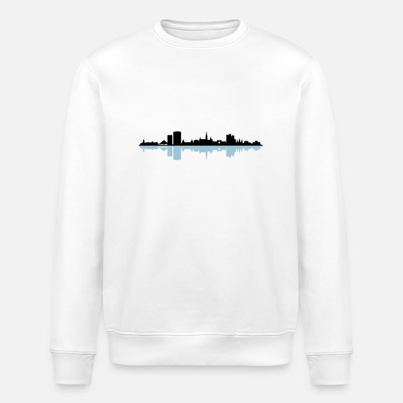 Skyline - Bonn - Stanley/Stella Unisex Bio-Sweatshirt ROLLER - Weiß
