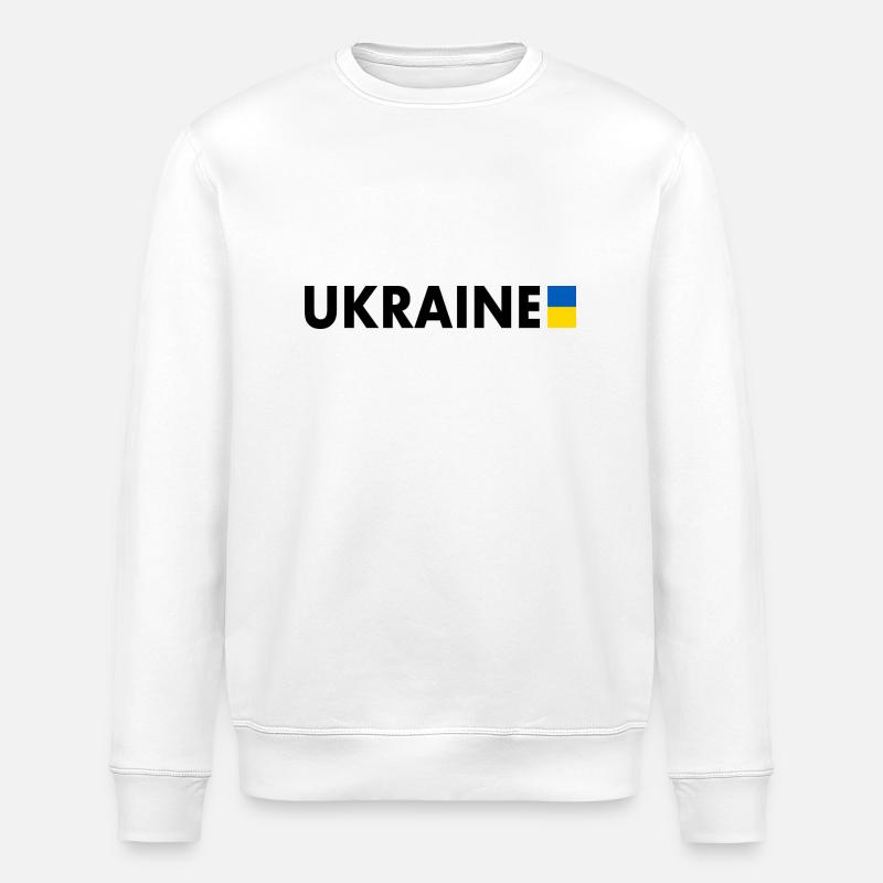 Ukraine - Stanley/Stella Unisex Bio-Sweatshirt ROLLER - Weiß