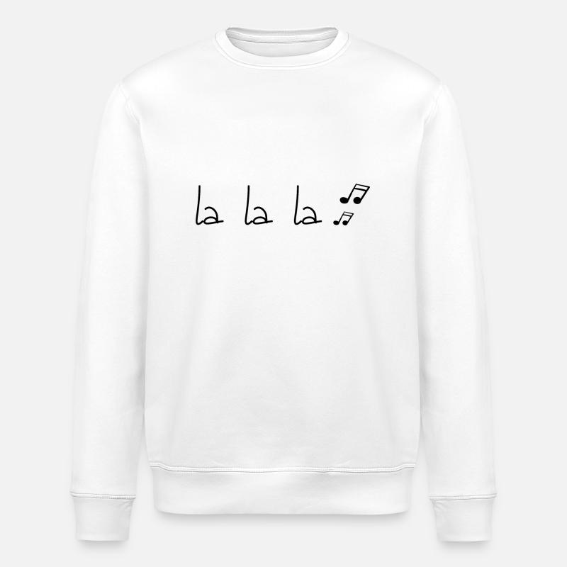 Lalala Musik - Stanley/Stella Unisex Bio-Sweatshirt ROLLER - Weiß