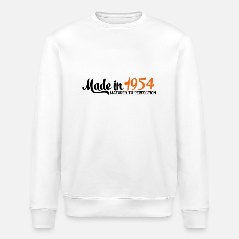 1954 - Stanley/Stella ROLLER Unisex Organic Sweatshirt - white