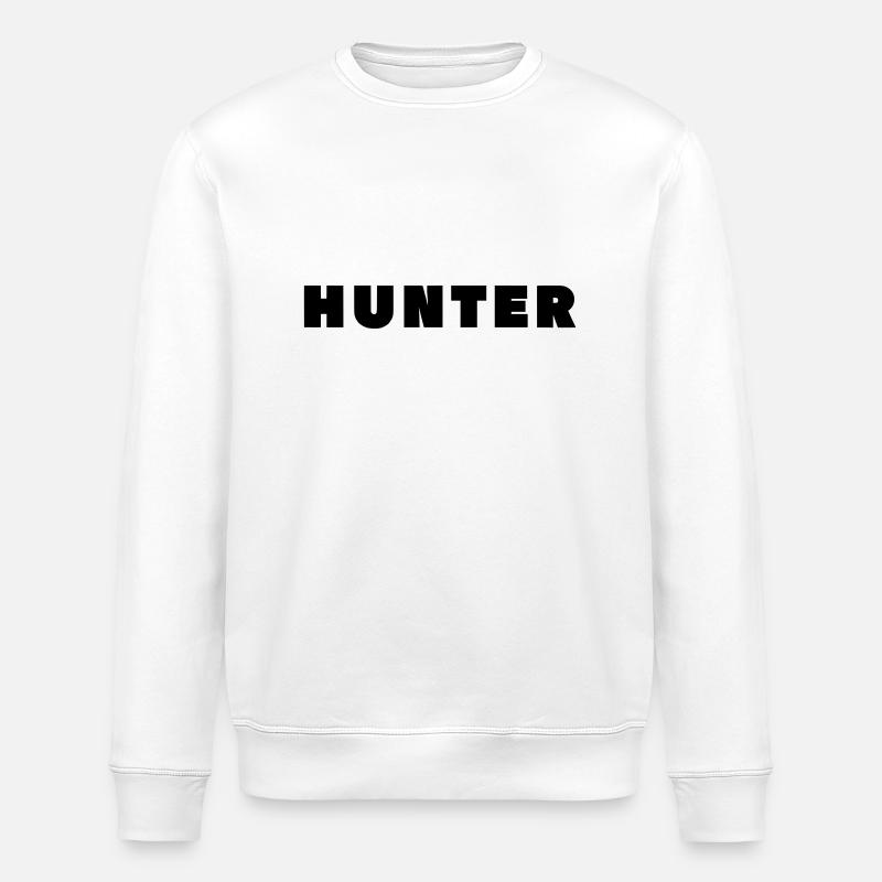 HUNTER - Stanley/Stella ROLLER Unisex Organic Sweatshirt - white