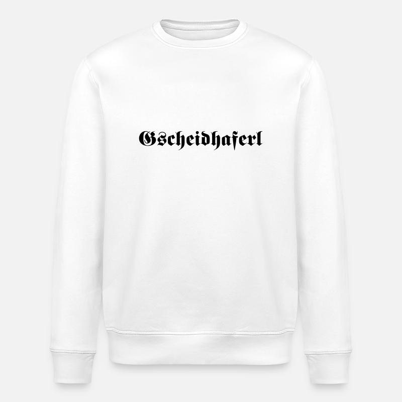 Gscheidhaferl - Stanley/Stella Unisex Bio-Sweatshirt ROLLER - Weiß