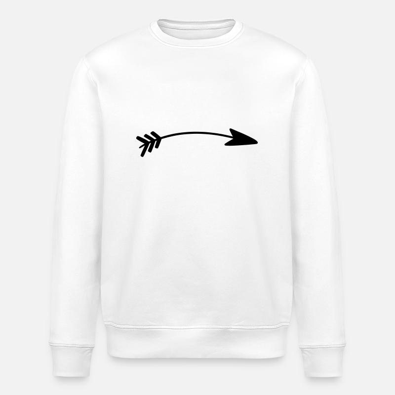 pfeil - Stanley/Stella Unisex Bio-Sweatshirt ROLLER - Weiß