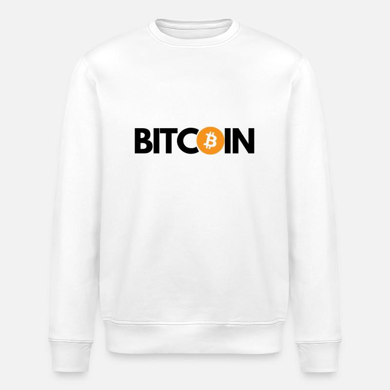 Crypto BITCOIN 2 - Sweat bio ROLLER Stanley/Stella Unisexe - blanc