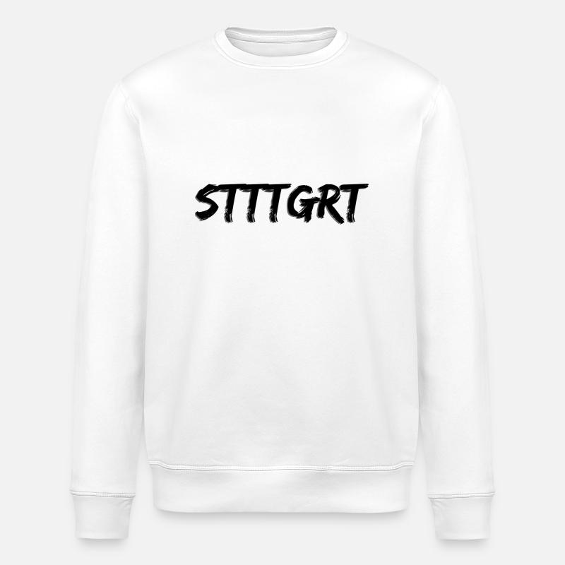 STTTGRT - Stanley/Stella Unisex Bio-Sweatshirt ROLLER - Weiß