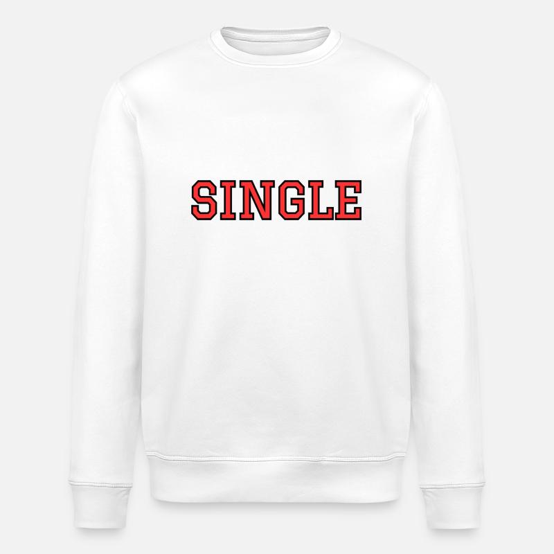 SINGLE - Stanley/Stella Unisex Bio-Sweatshirt ROLLER - Weiß