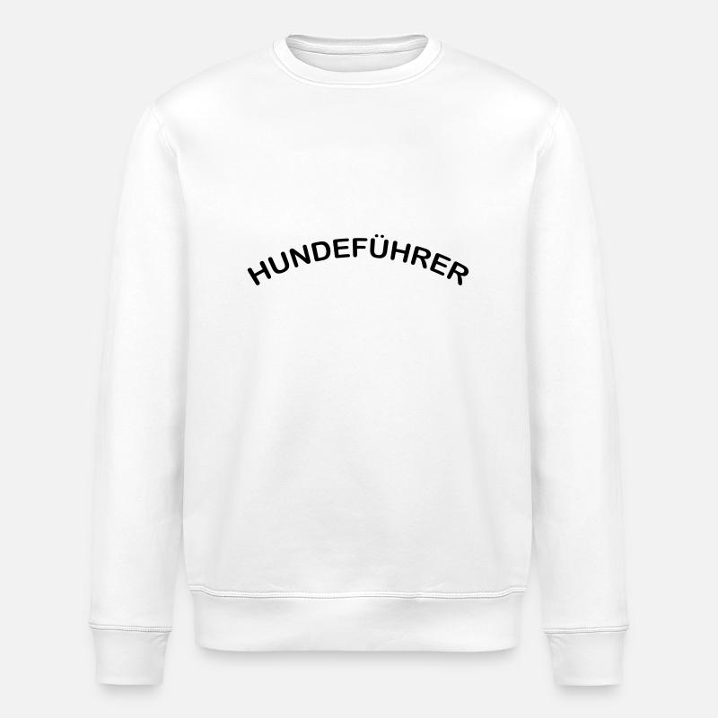 Hundeführer, Schriftzug, 1fb - Stanley/Stella Unisex Bio-Sweatshirt ROLLER - Weiß