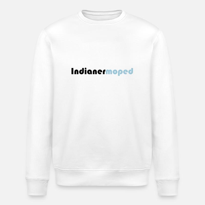 indianermoped - Stanley/Stella Unisex Bio-Sweatshirt ROLLER - Weiß